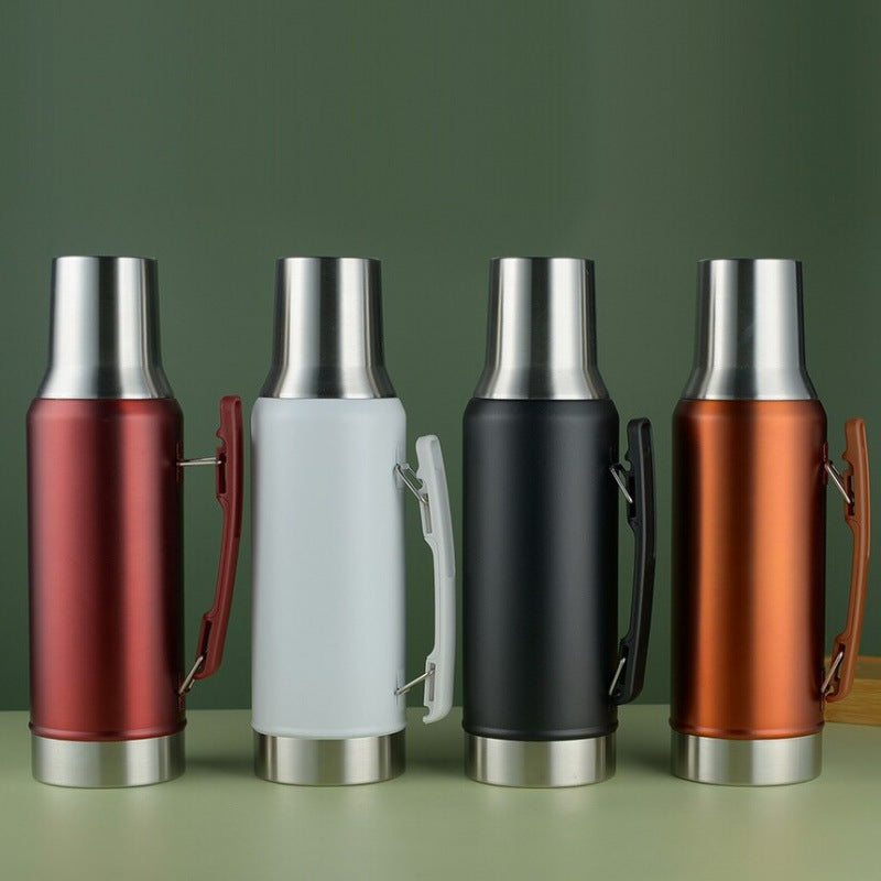 1.3L Outdoor 304 Stainless Steel Thermos With handle