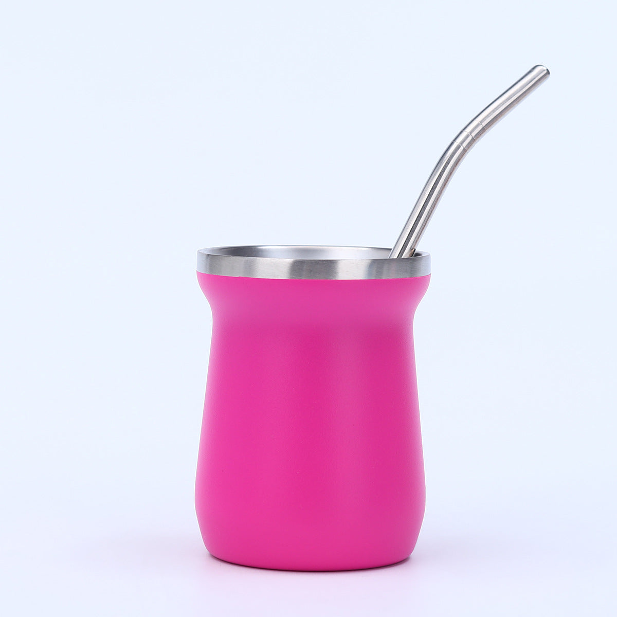 Tazas de acero inoxidable de doble pared al vacío con calabaza yerba mate de 5oz/160ml