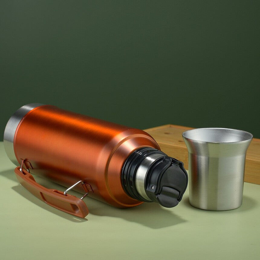 1.3L Outdoor 304 Stainless Steel Thermos With handle