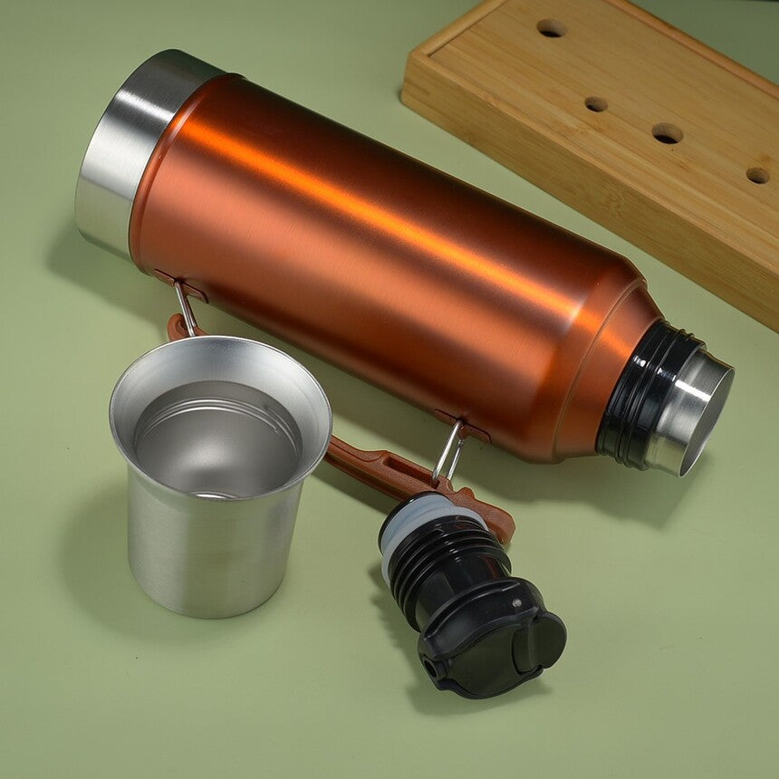 1.3L Outdoor 304 Stainless Steel Thermos With handle