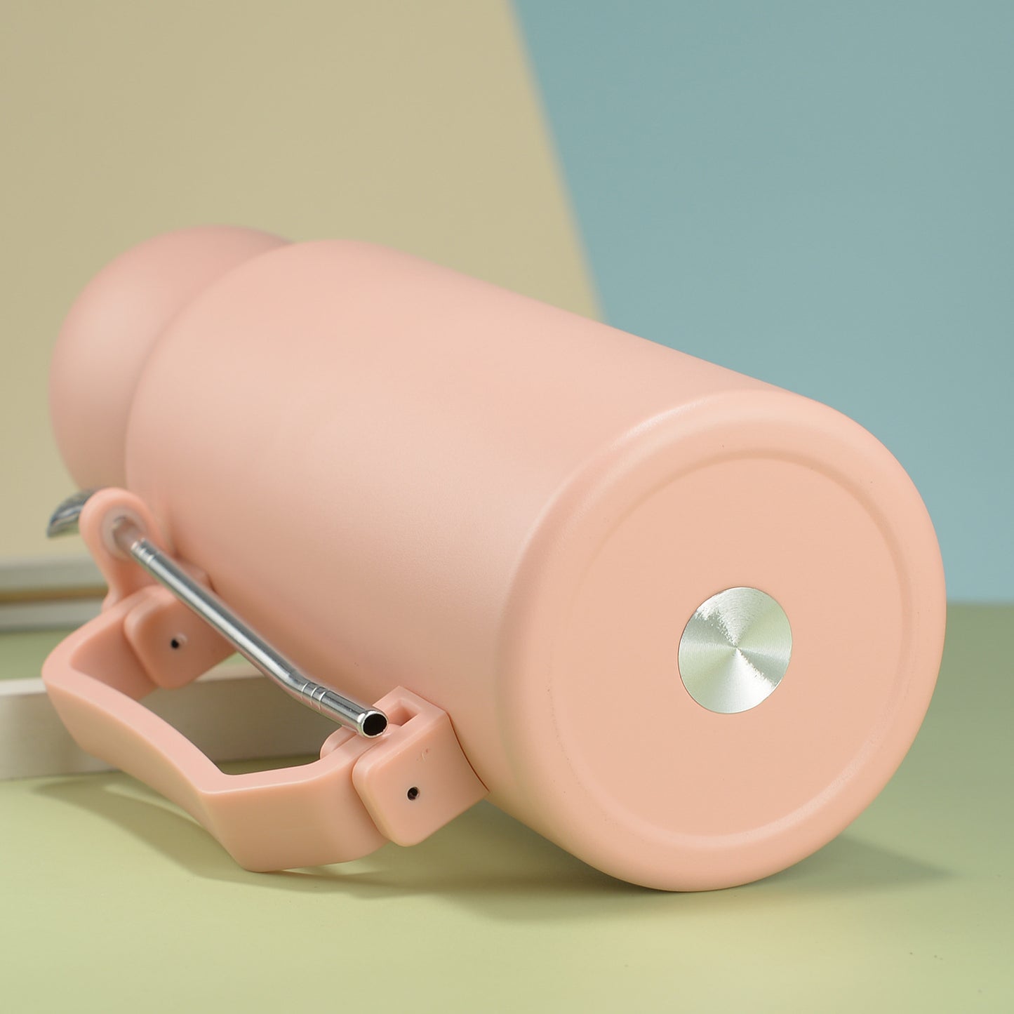 1.3L Outdoor 304 Stainless Steel Thermos With handle and mate cup, including bombilla