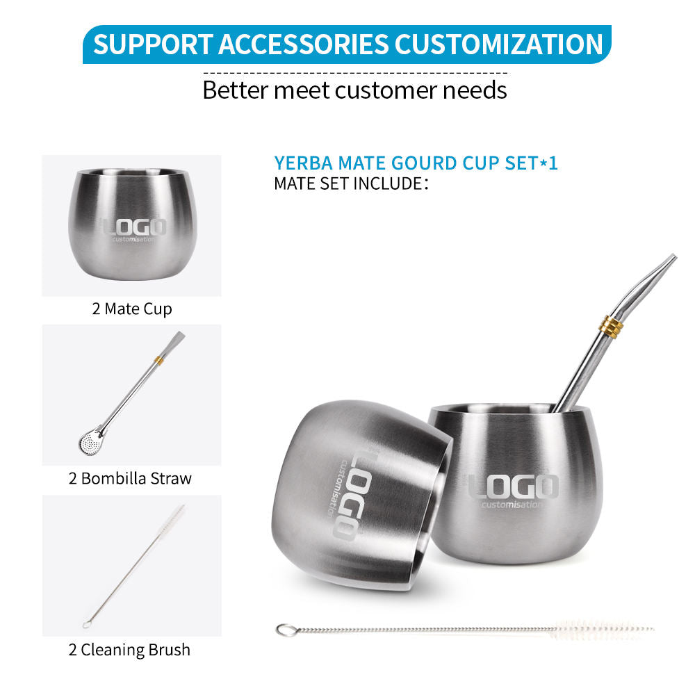 120ml Mini Travel Drinking Cup for Yerba Mate