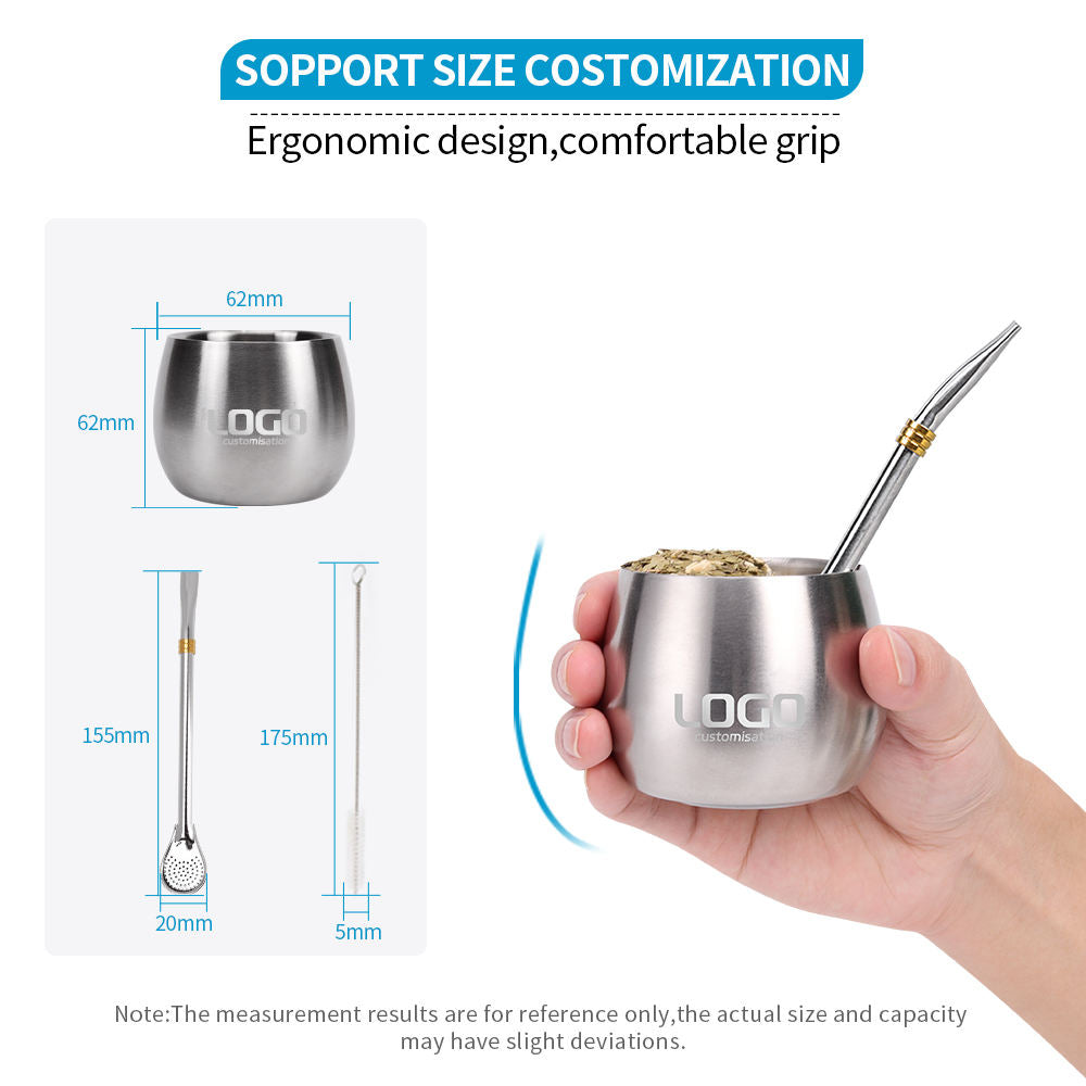 120ml Mini Travel Drinking Cup for Yerba Mate