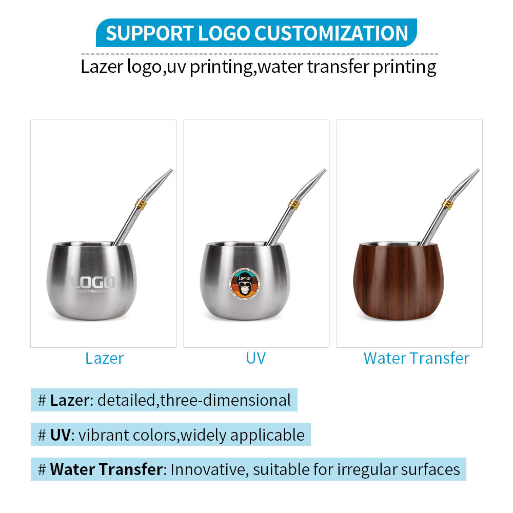 120ml Mini Travel Drinking Cup for Yerba Mate