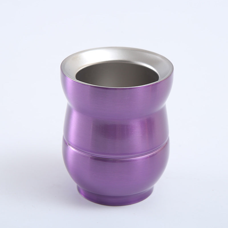 180ml Argentina Stainless Steel Double Wall Yerba Mate gourd Mate cup