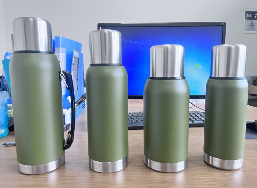 1.3L/1.0L/750ml Outdoor 304 Stainless Steel Thermos With handle suitable for Yerba Mate