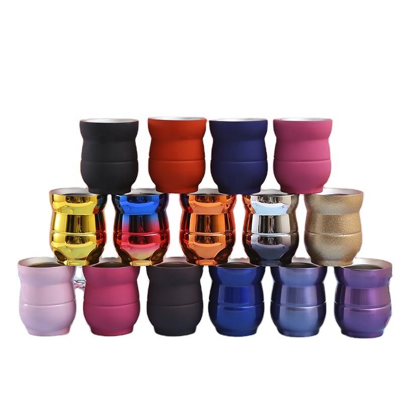 180ml Argentina Stainless Steel Double Wall Yerba Mate gourd Mate cup