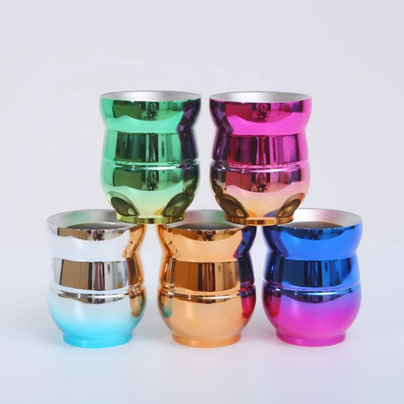 180ml Argentina Stainless Steel Double Wall Yerba Mate gourd Mate cup