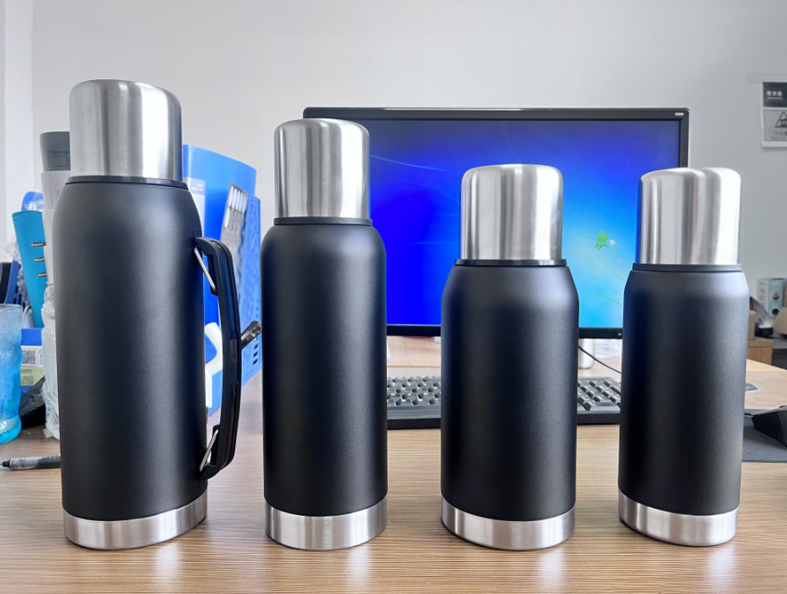 1.3L/1.0L/750ml Outdoor 304 Stainless Steel Thermos With handle suitable for Yerba Mate