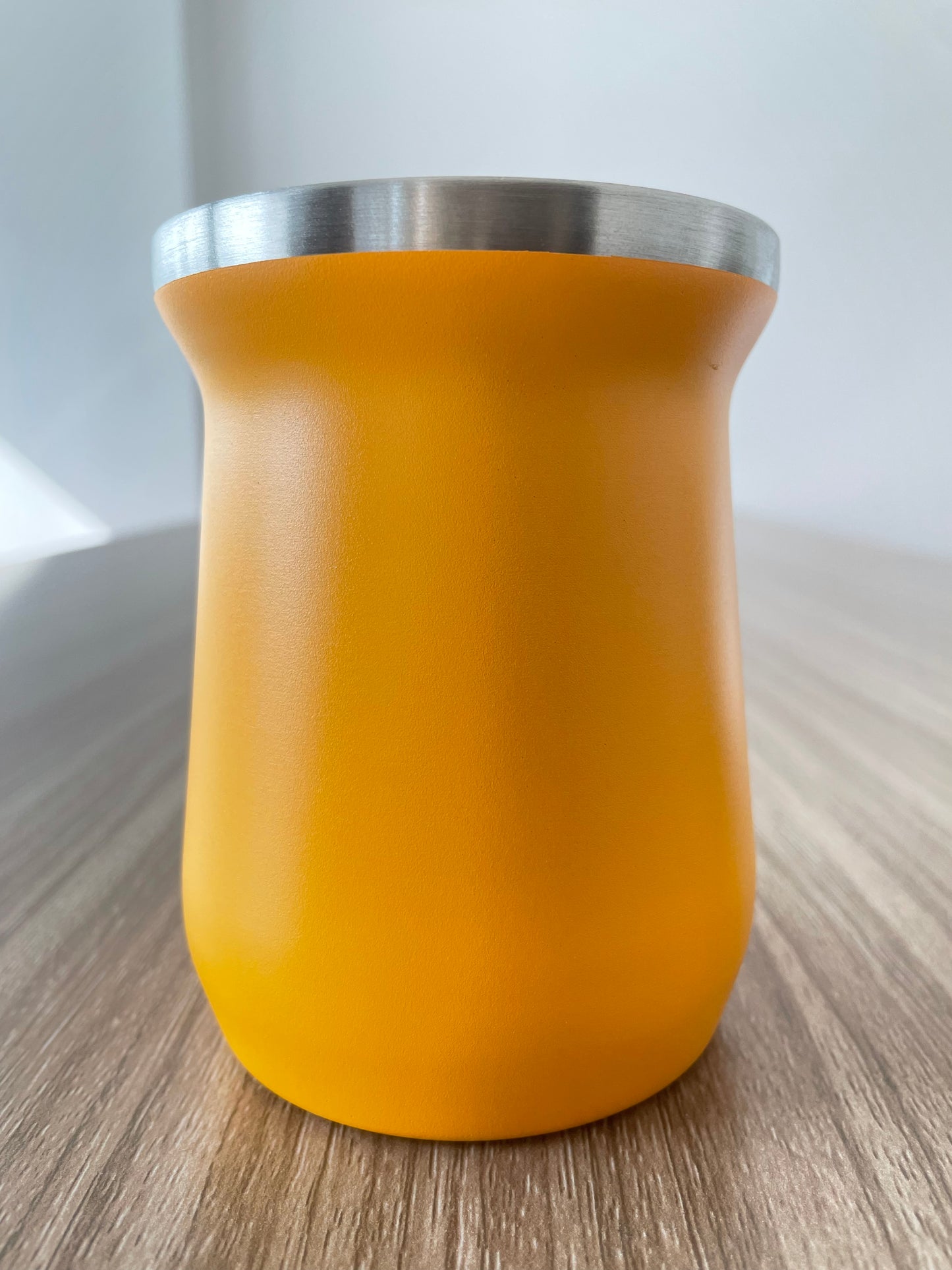 Wholesale 8oz yerba mate gourd vaccumed double wall stainless steel coffee tea cups