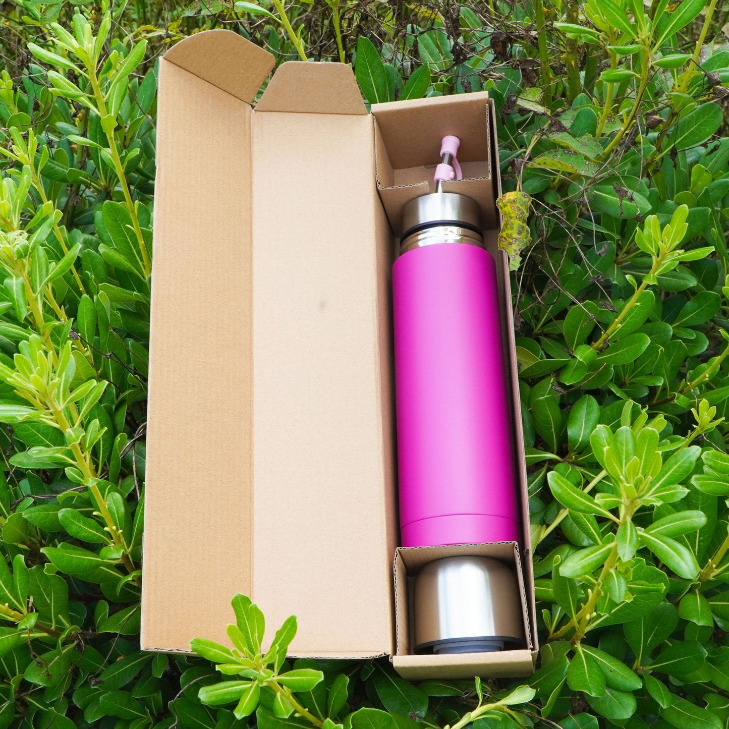 South American mate tea cup, outdoor sports water bottle, bullet style, double-walled, multi-functional, 3-in-1 press lid thermos flask.